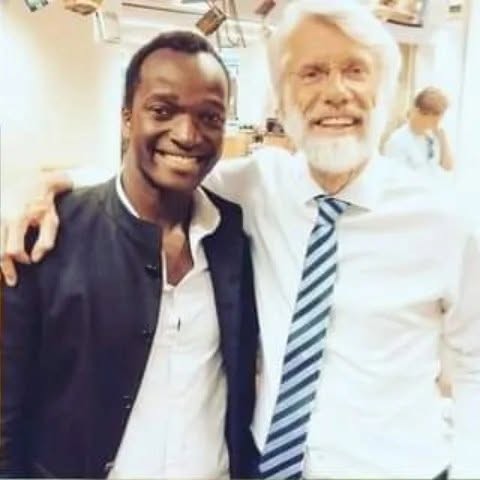 Isaac Bullock with prof. dr. Erik Scherder